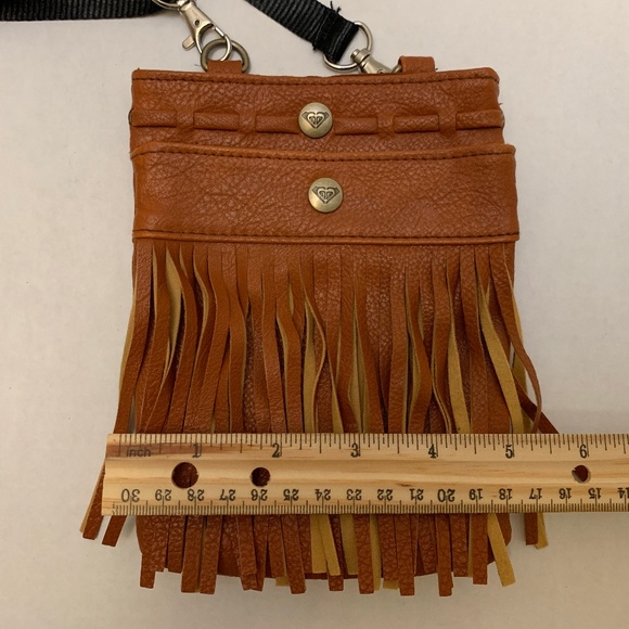 Roxy Cute Crossbody Fringe Bag Brown - Picture 5 of 8